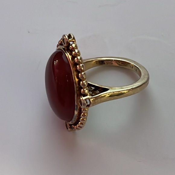 Carnelian ring 925 - Picture 7 of 7